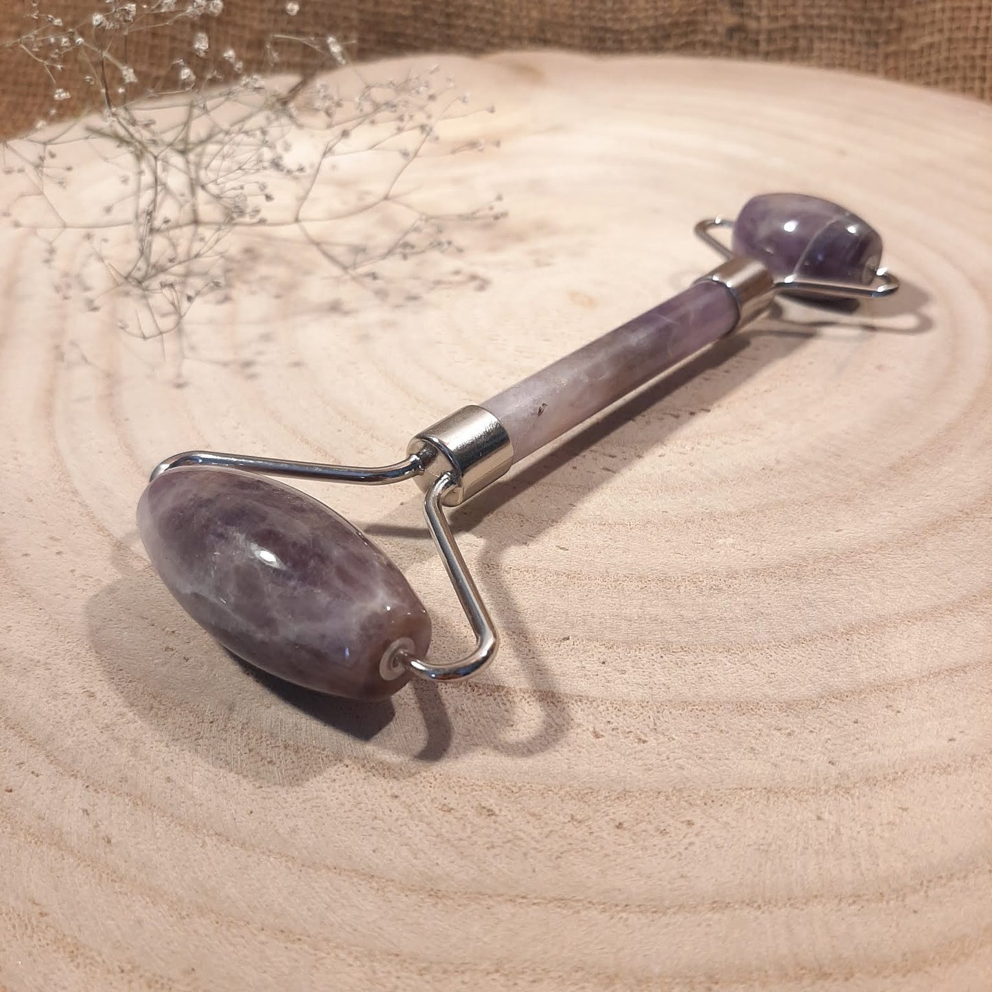 Edelstein-Massageroller - Amethyst