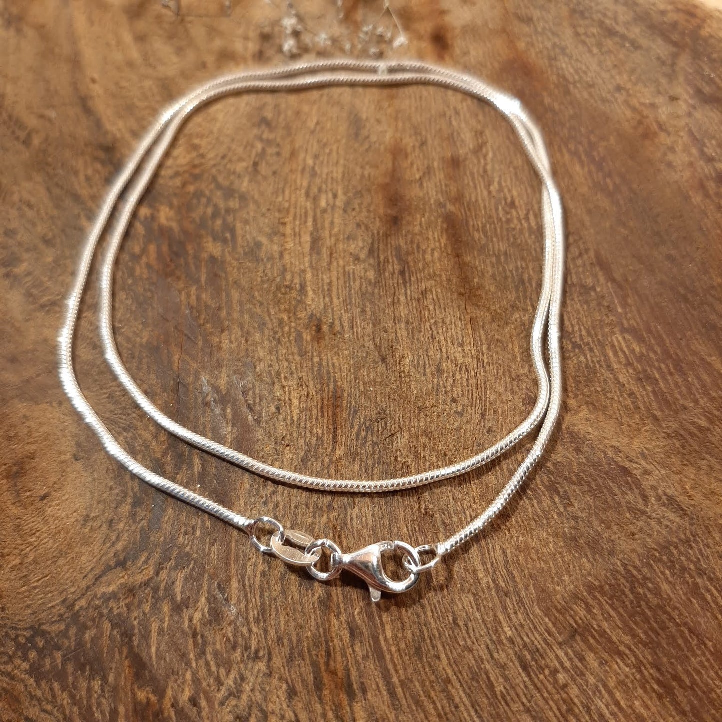 Silber-Schlangenkette 42cm