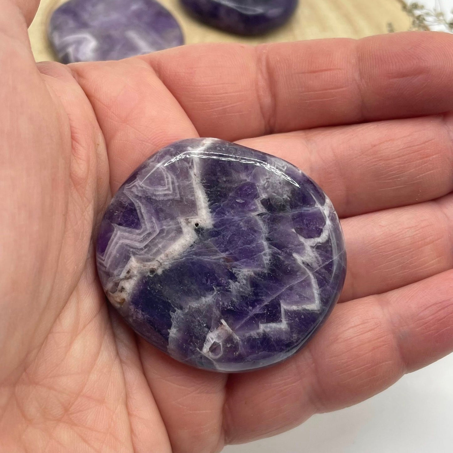 Amethyst-Scheibenstein