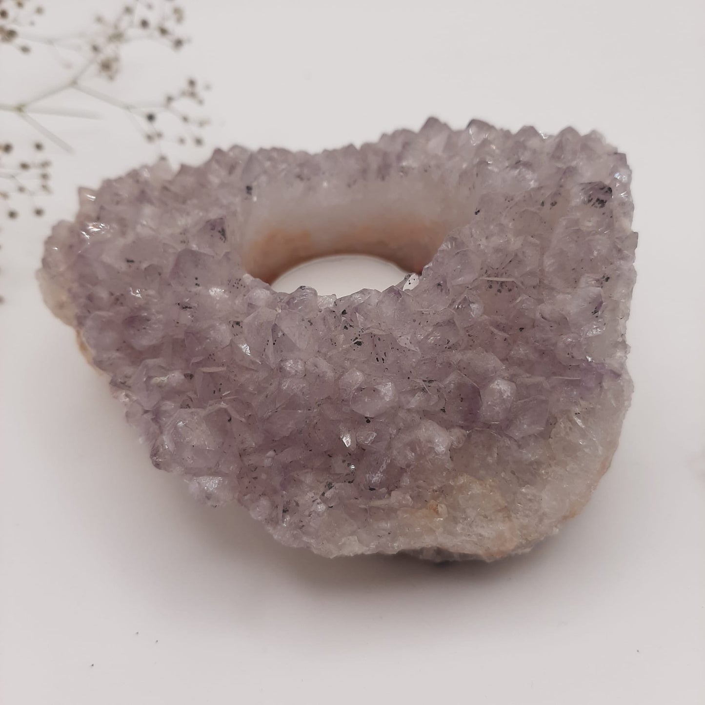 Amethyst-Teelichthalter Nr 10.