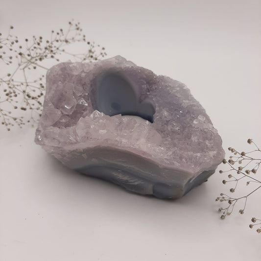 Amethyst-Teelichthalter Nr 9.