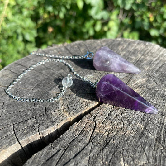 Edelstein-Pendel – Amethyst