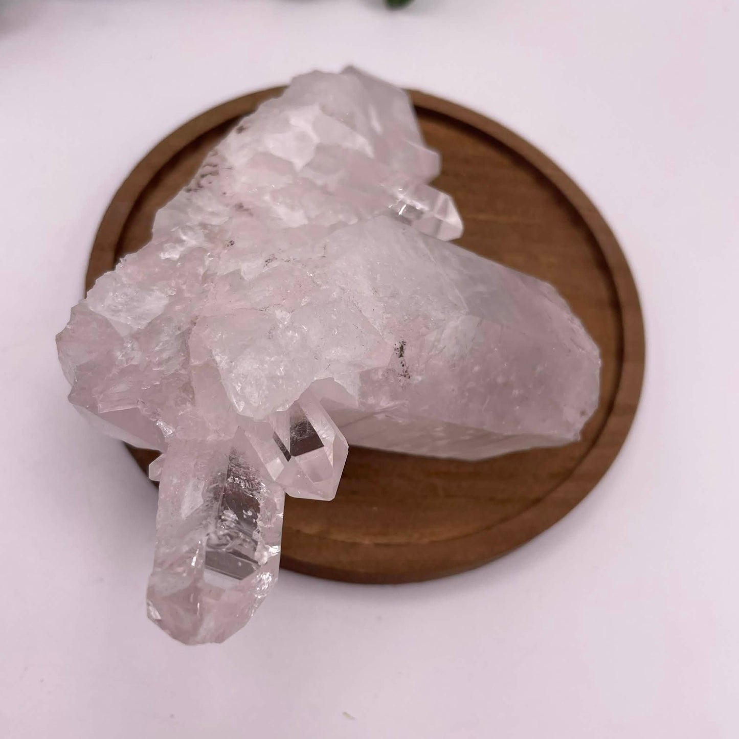 Bergkristallstufe Nr. 10 Draufsicht – handverlesenes Unikat von WUNDERSTEIN