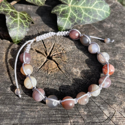 Buddha-Armband BOTSWANA-ACHAT