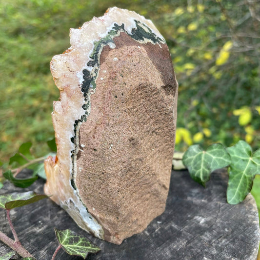 Citrin-Geodenstück (gebrannt)