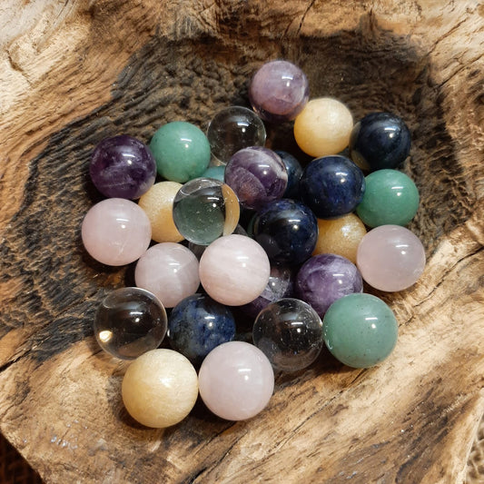 Edelstein-Kugeln 12mm - Rosenquarz
