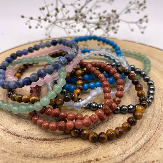Kinderkugelarmbänder – Naturstein-Schmuck für Kinder WUNDERSTEIN