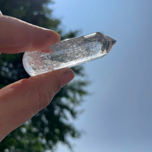 Bergkristall-Massagestab