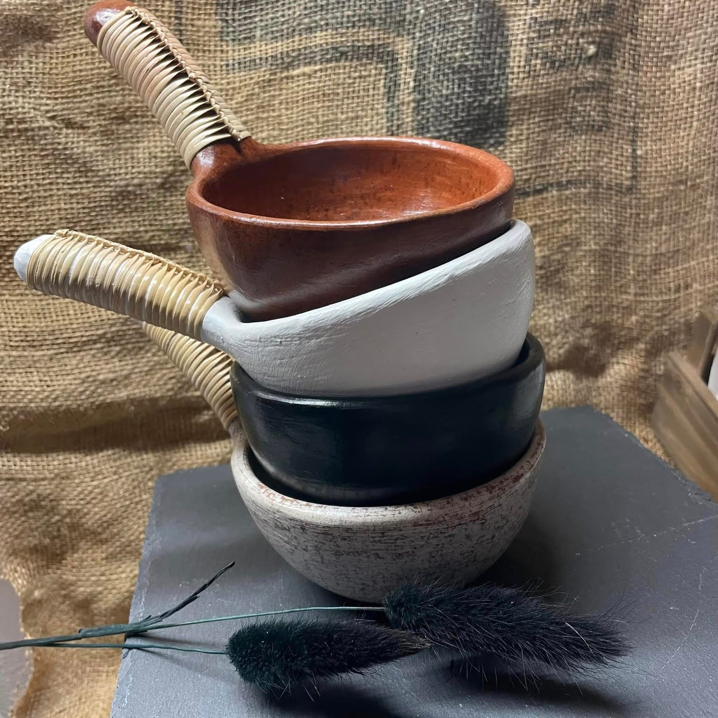 Räucherpfanne - SCHWARZ