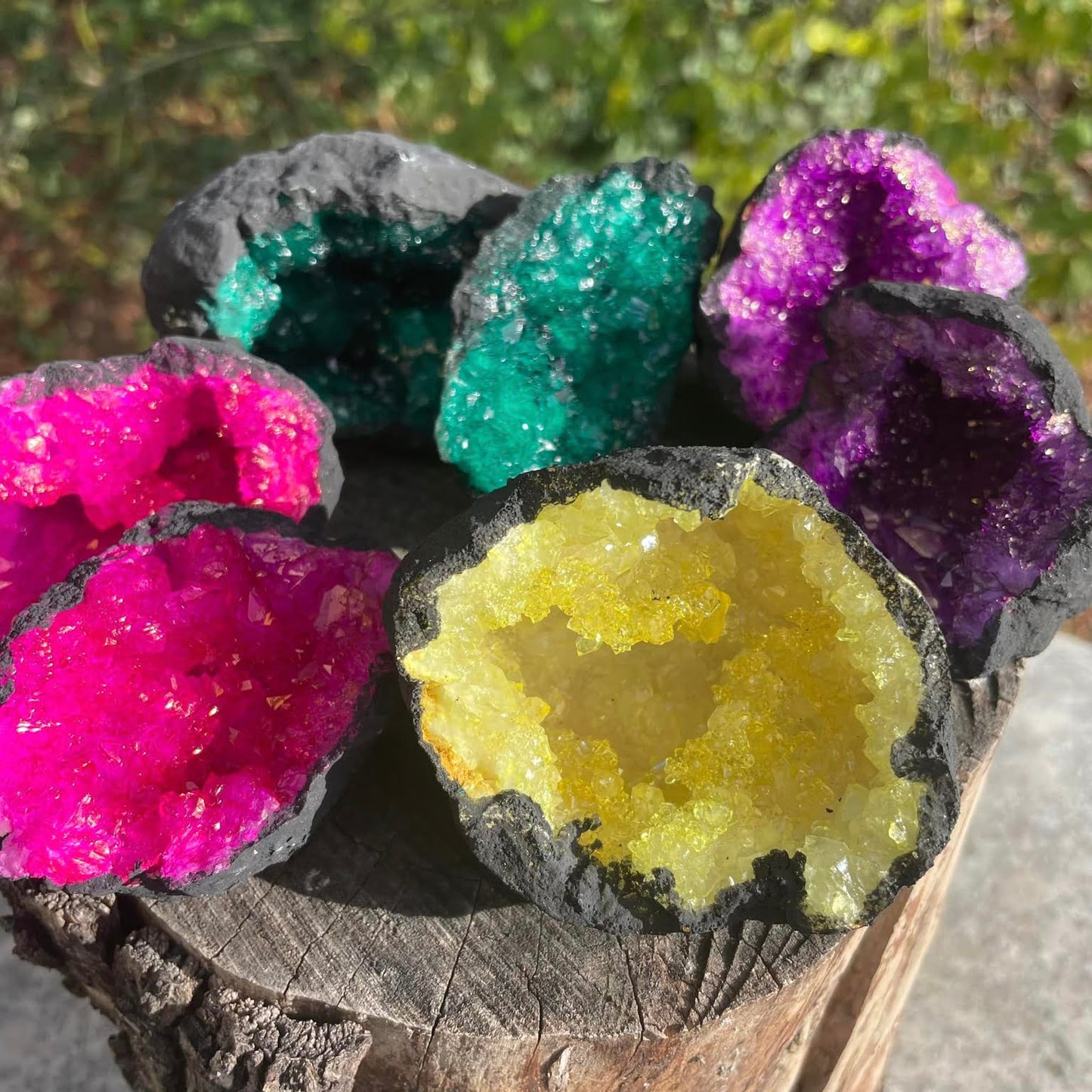 GLITZERGEODE (2-teilig)
