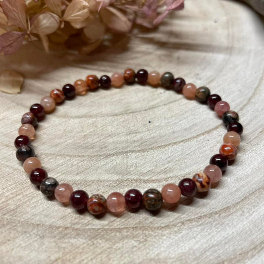 Armband "SAKRALCHAKRA" 4mm