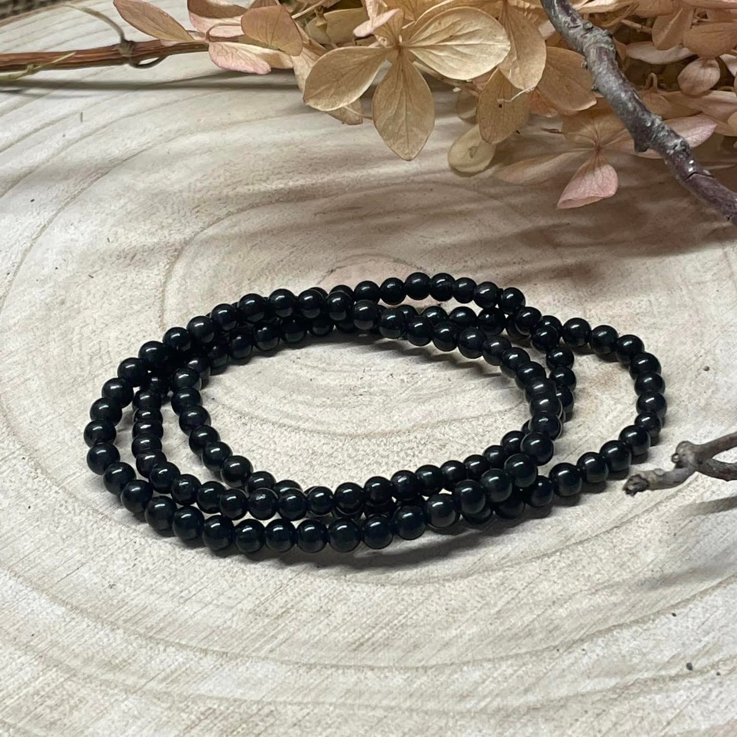 Schungit-Armband 4mm