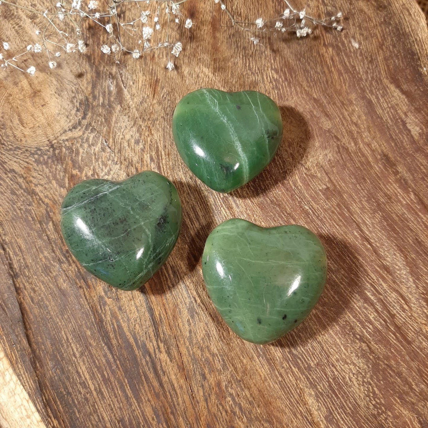 SERPENTIN - Herz gebohrt 30mm