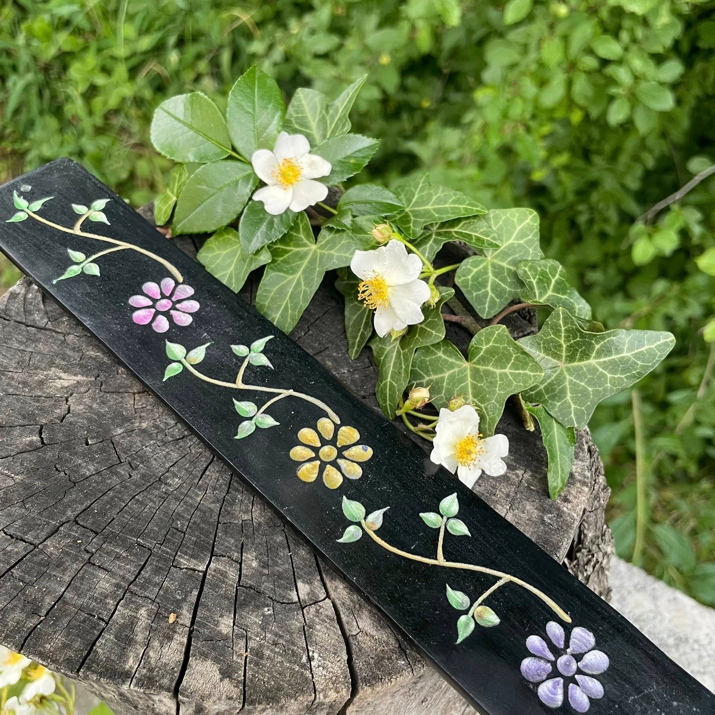 Räucherstäbchenhalter "BLUMENRANKE"
