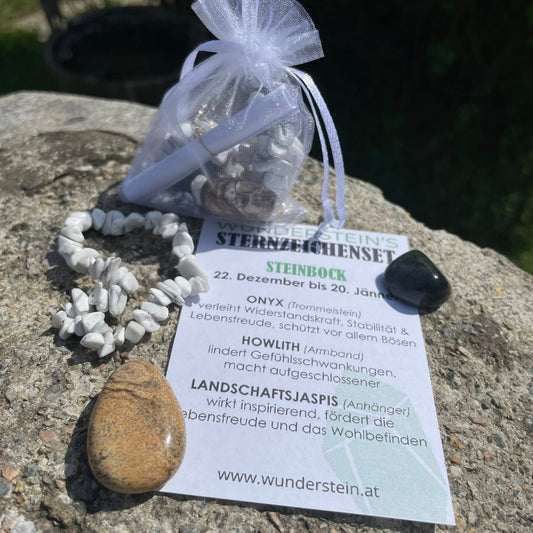STEINBOCK-Sternzeichenset 3-teilig