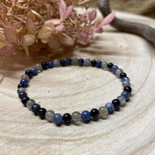 Armband "STIRN-CHAKRA" 4mm