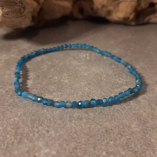 Kugelarmband facettiert - Apatit