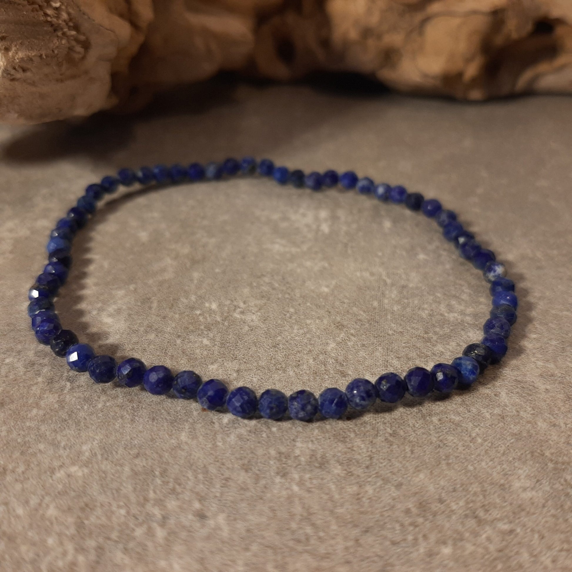 Kugelarmband facettiert - Lapislazuli