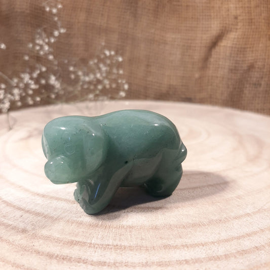 Edelsteinschweinchen 50mm - Aventurin