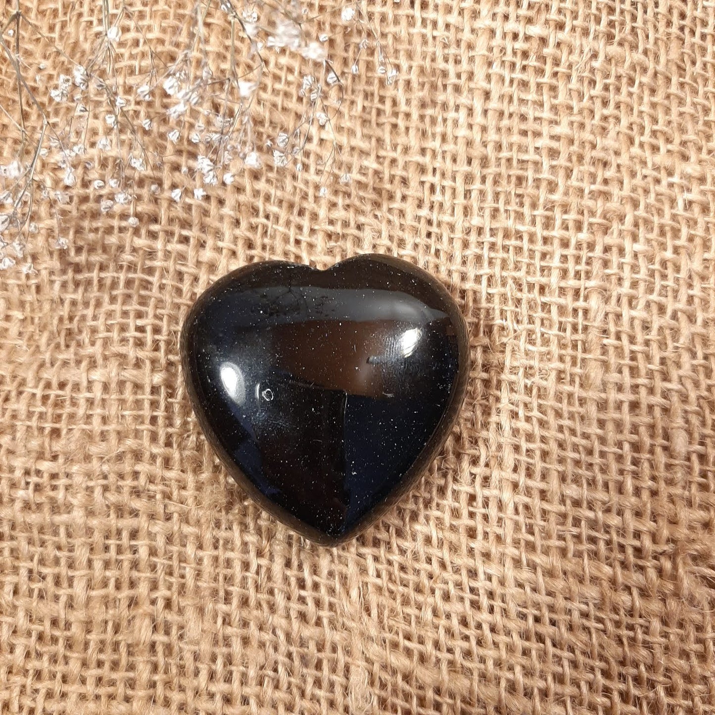 Edelsteinherz 50mm - Onyx