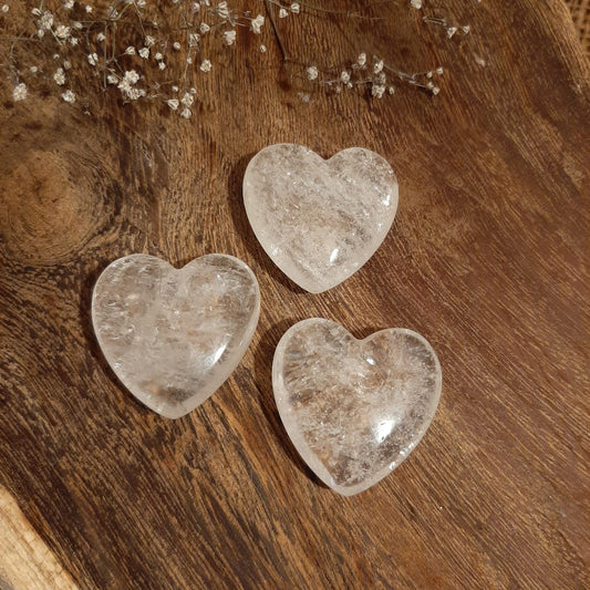 Bergkristall - Herz 30mm