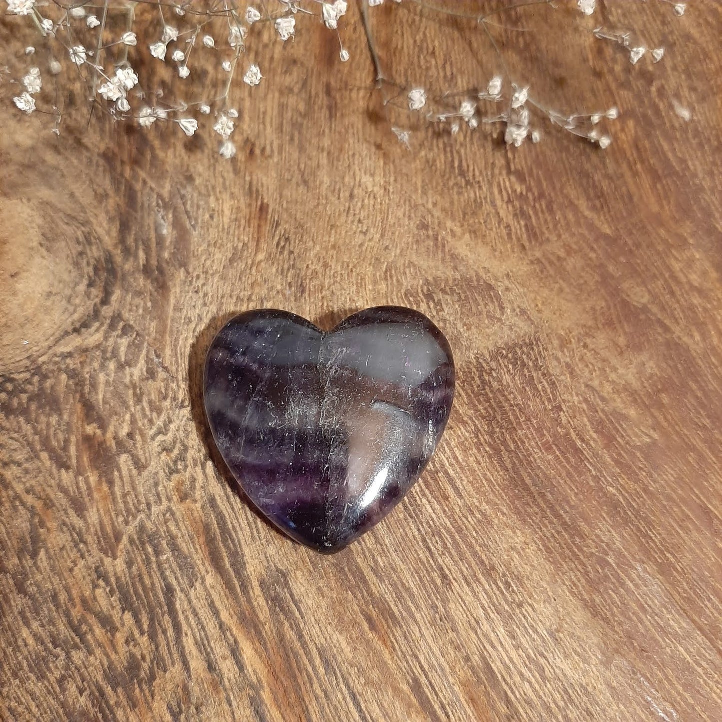 AMETHYST - Herz Anhänger 30mm