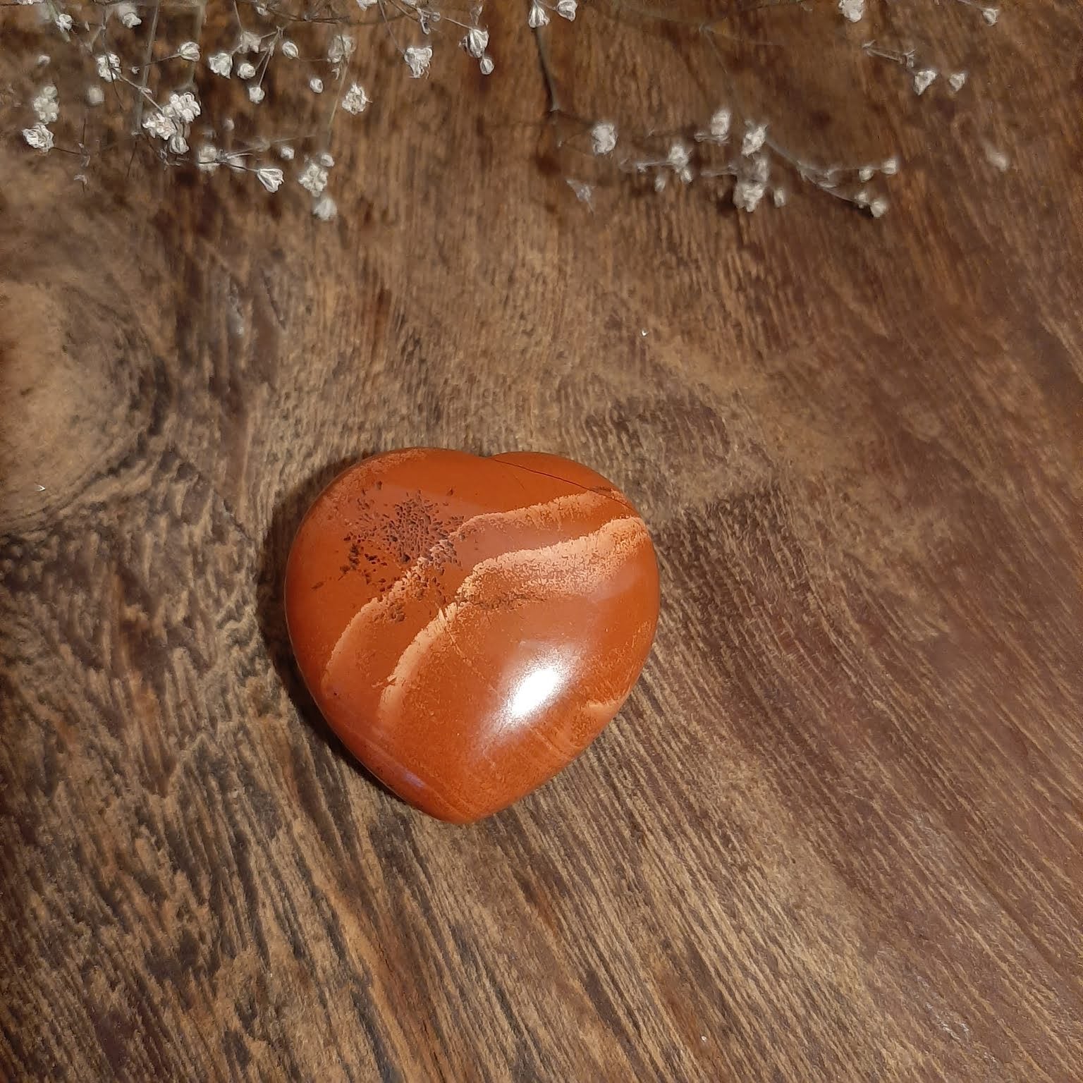Roter Jaspis - Herz 30mm