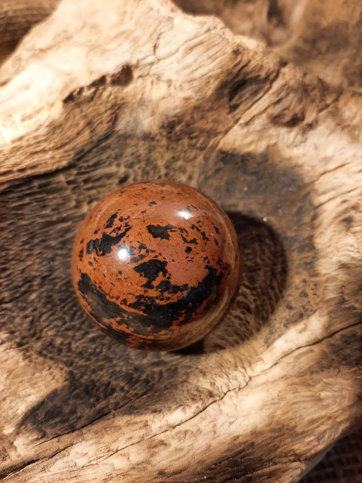 Edelsteinkugeln 40mm - Mahagoniobsidian