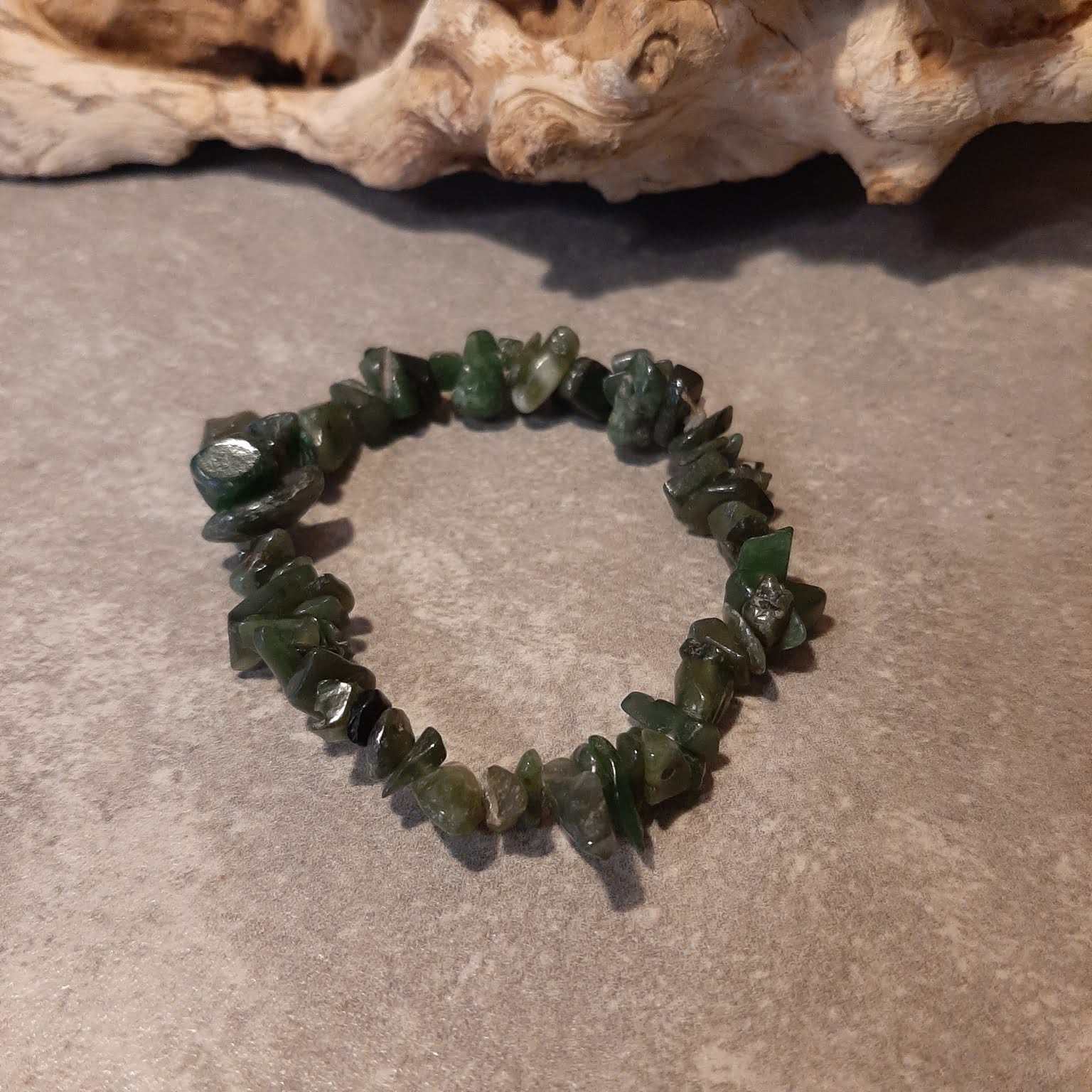 Splitterarmbänder - Nephrit-Jade