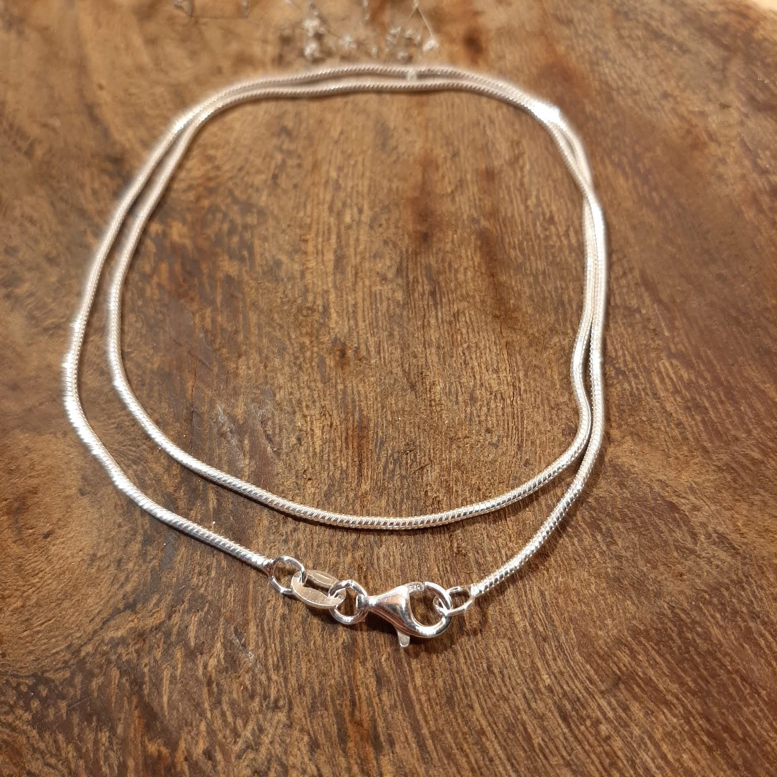 Silber-Schlangenkette 42cm
