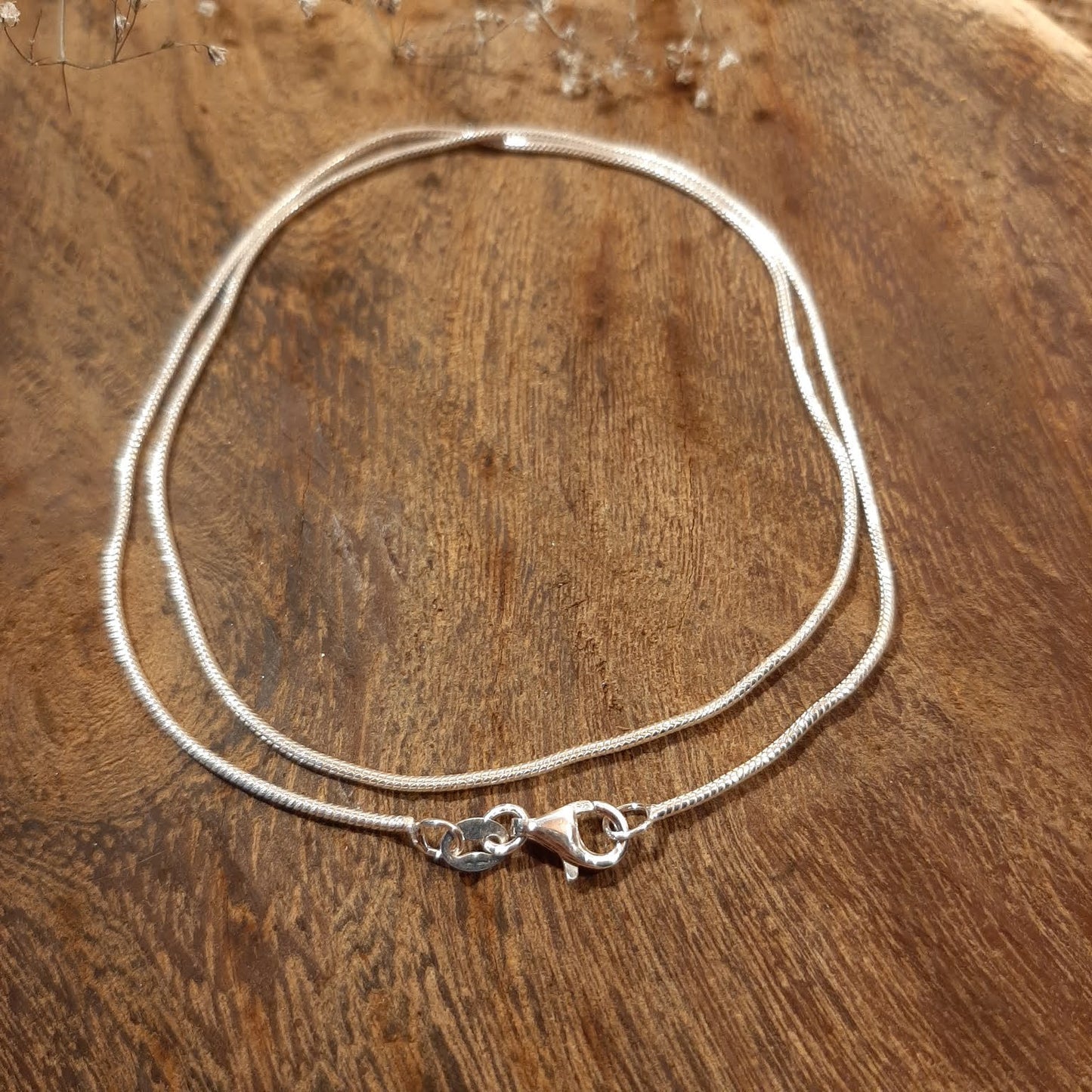 Silber-Schlangenkette 45cm