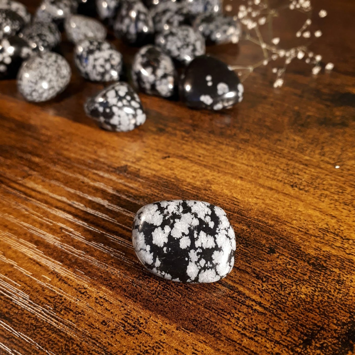 Schneeflockenobsidian