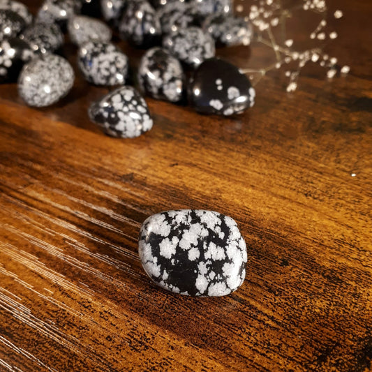 Schneeflockenobsidian
