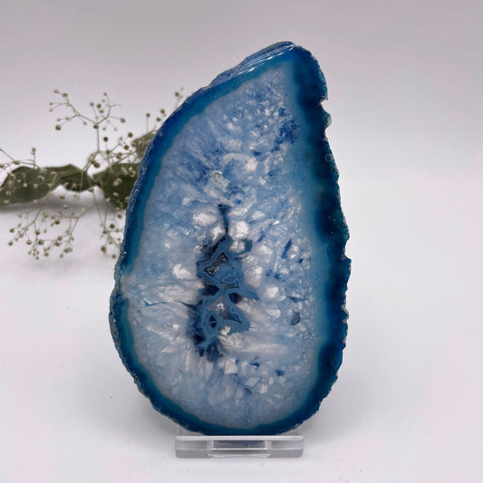 Achatscheibe BLAU