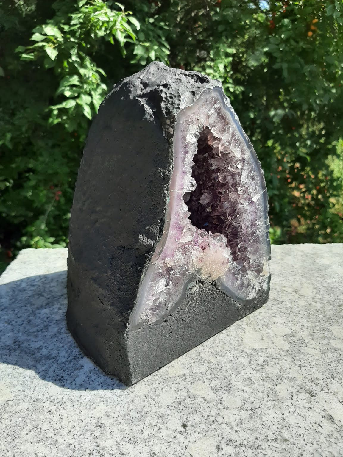 Amethyst-Geoden-Pärchen (2-teilig)
