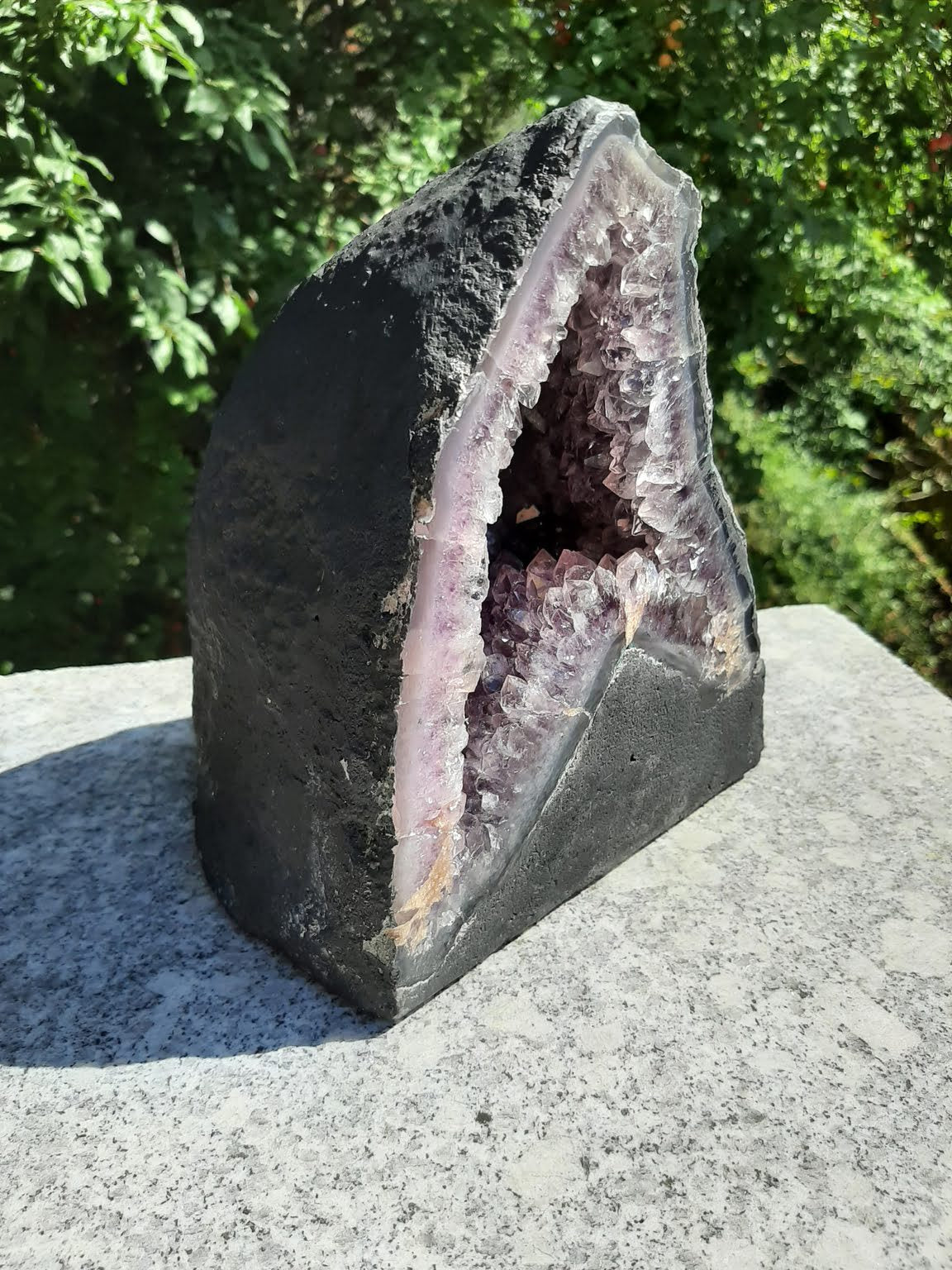 Amethyst-Geoden-Pärchen (2-teilig)