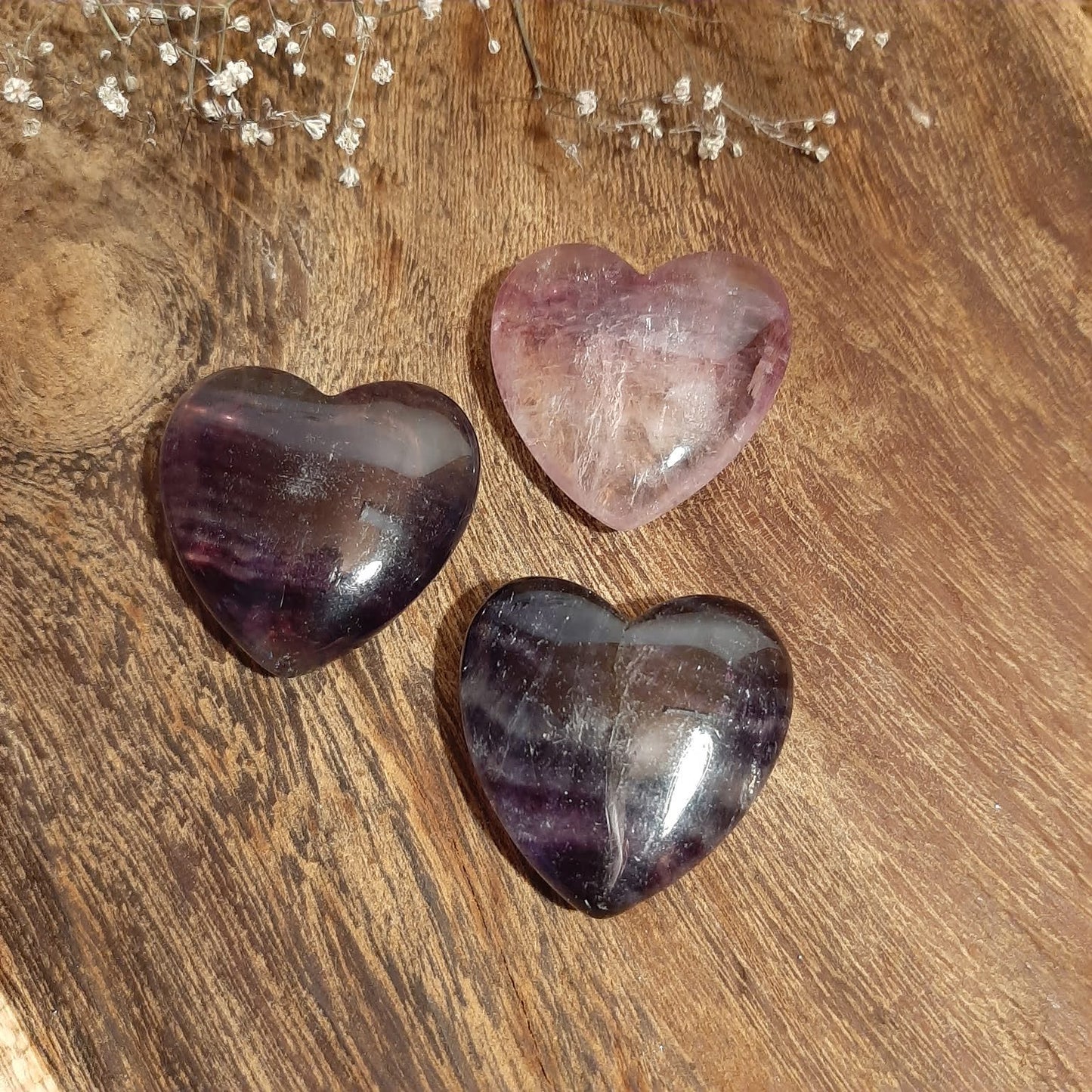 AMETHYST - Herz Anhänger 30mm