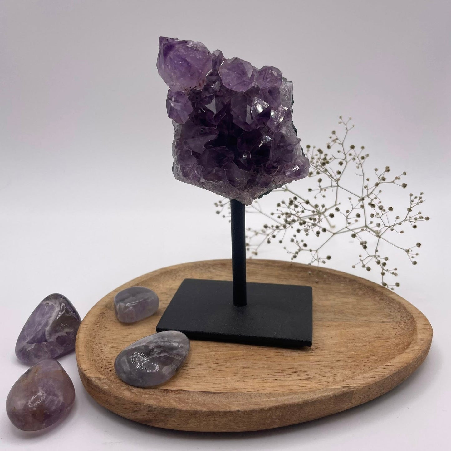 Amethyst auf Metallständer Nr. 1