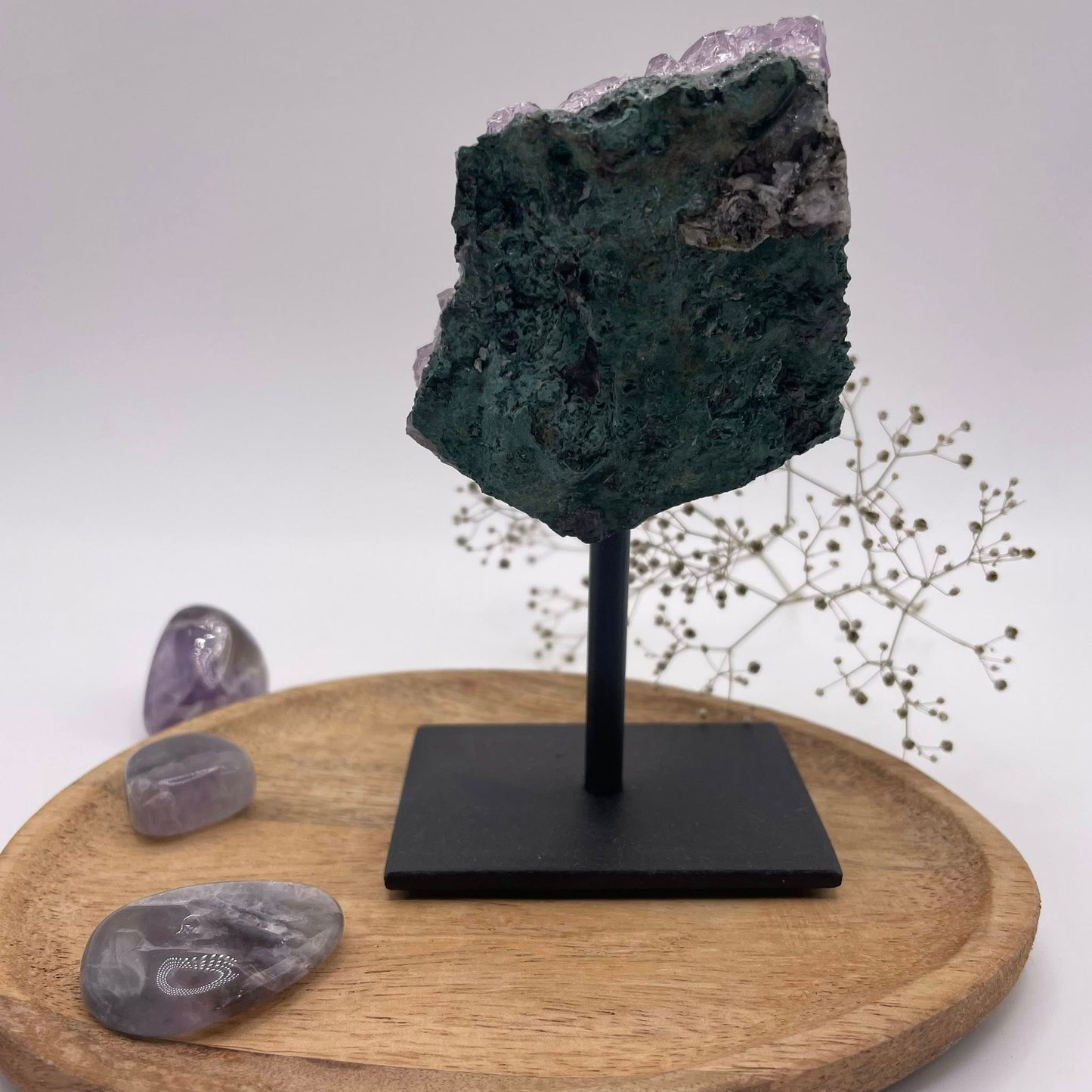 Amethyst auf Metallständer Nr. 1