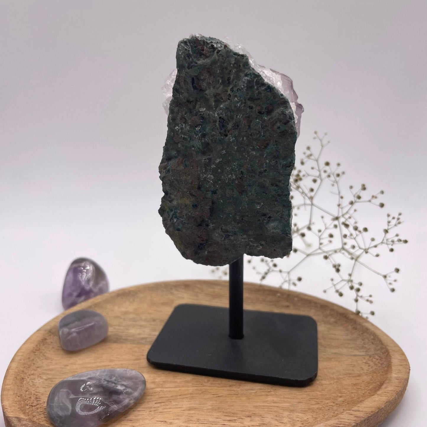 Amethyst auf Metallständer Nr. 2