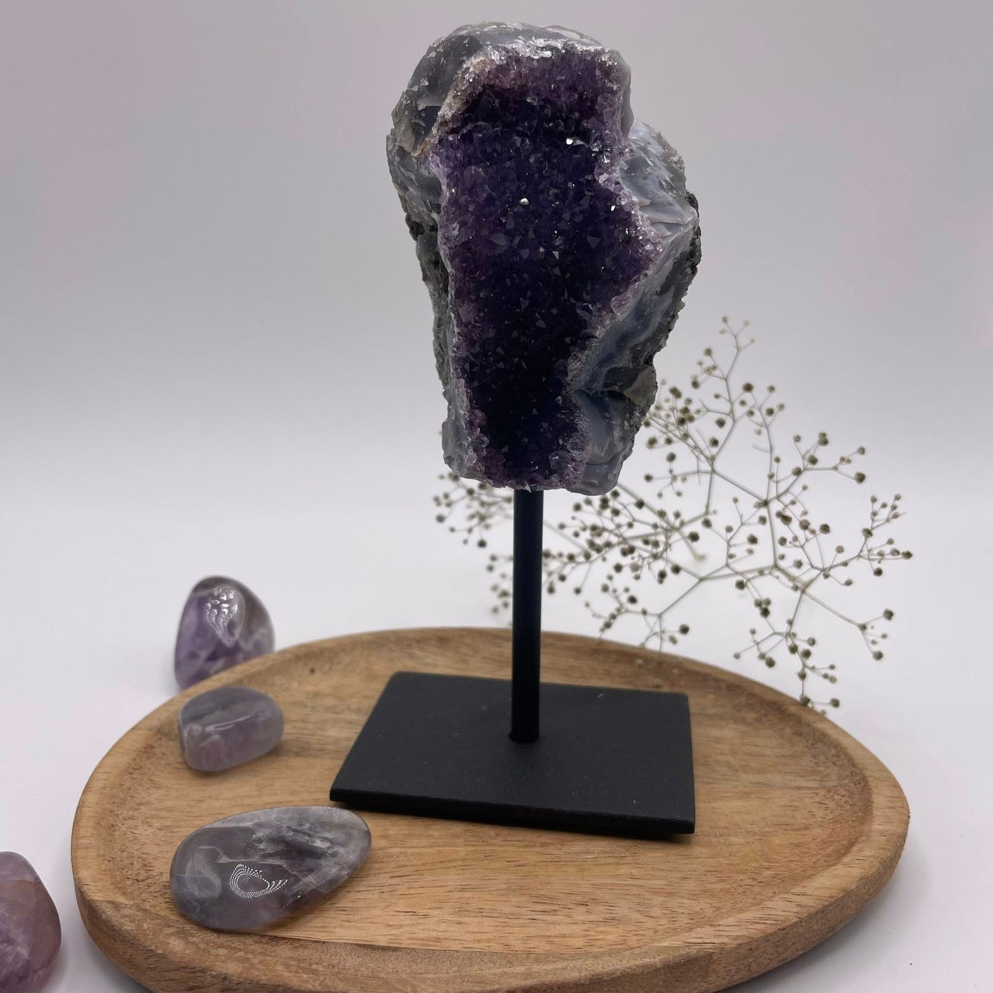 Amethyst auf Metallständer Nr. 3