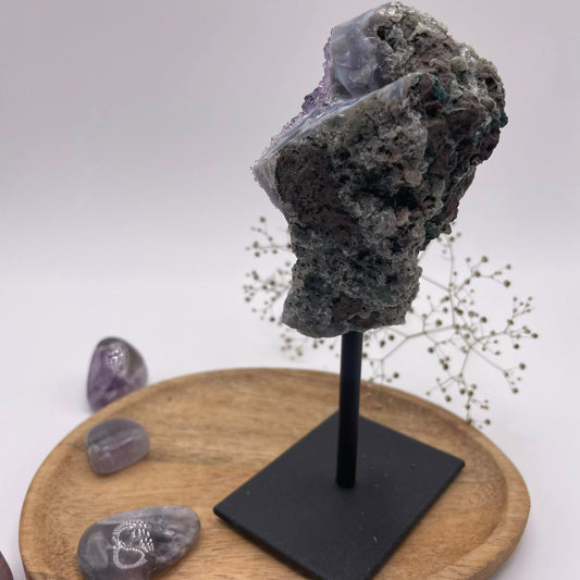 Amethyst auf Metallständer Nr. 3
