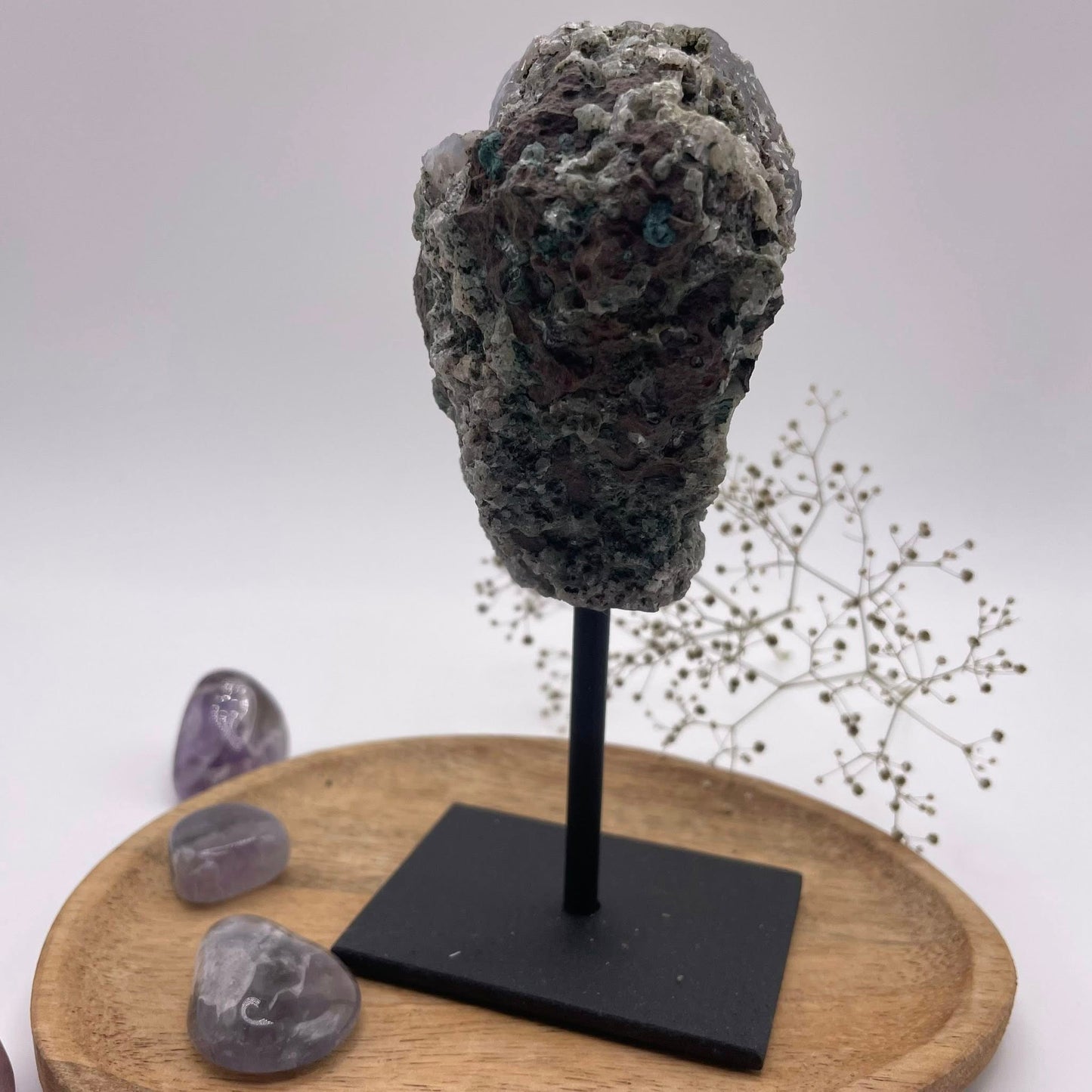 Amethyst auf Metallständer Nr. 3