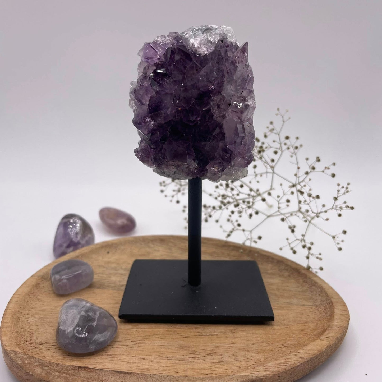 Amethyst auf Metallständer Nr. 4