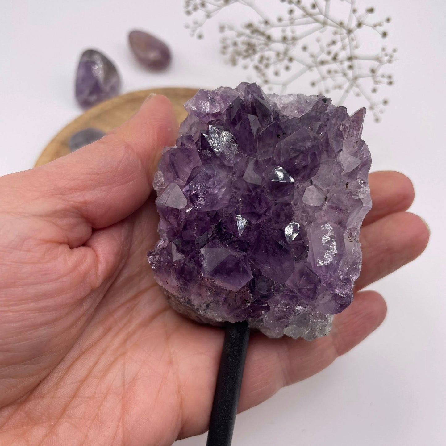 Amethyst auf Metallständer Nr. 4