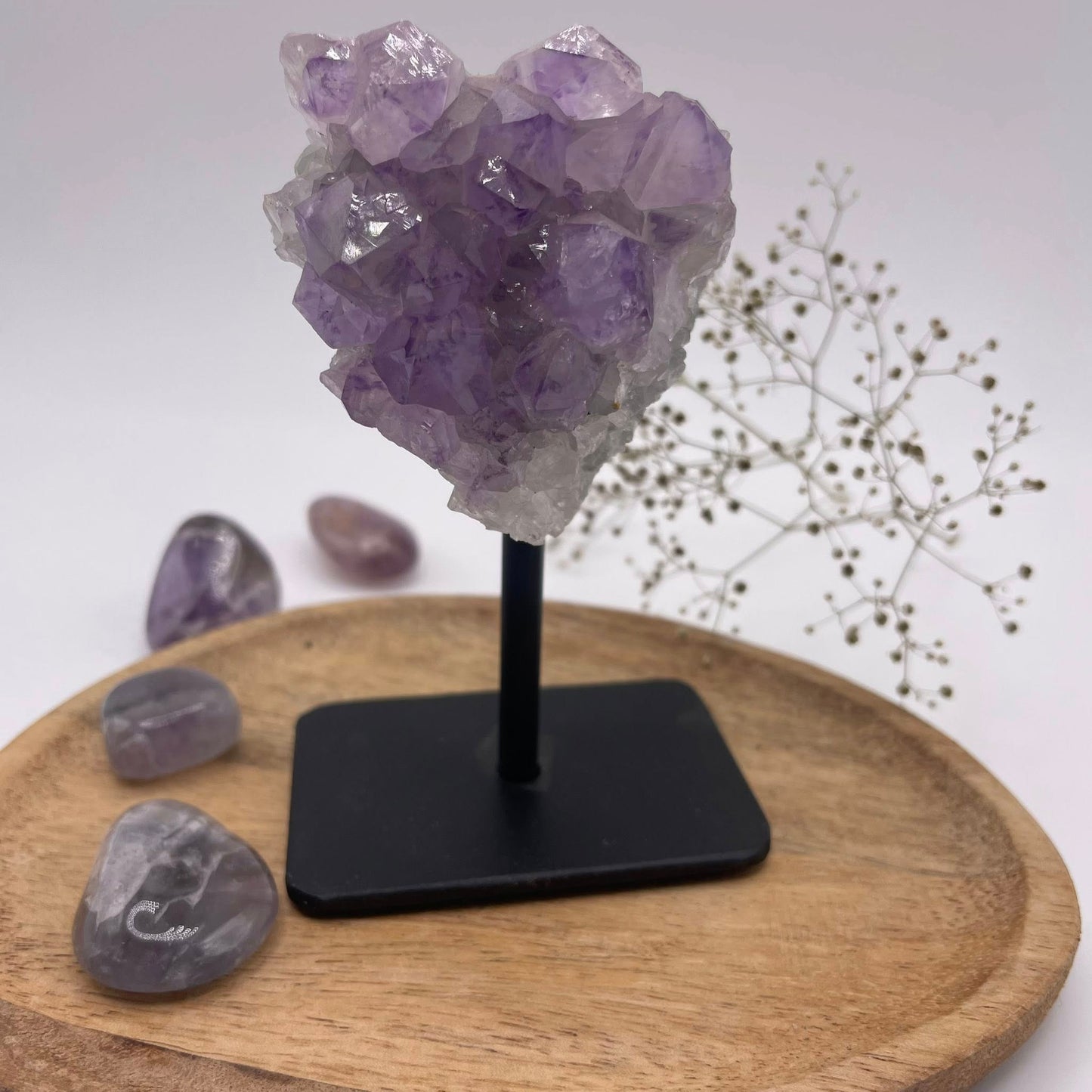 Amethyst auf Metallständer Nr. 5