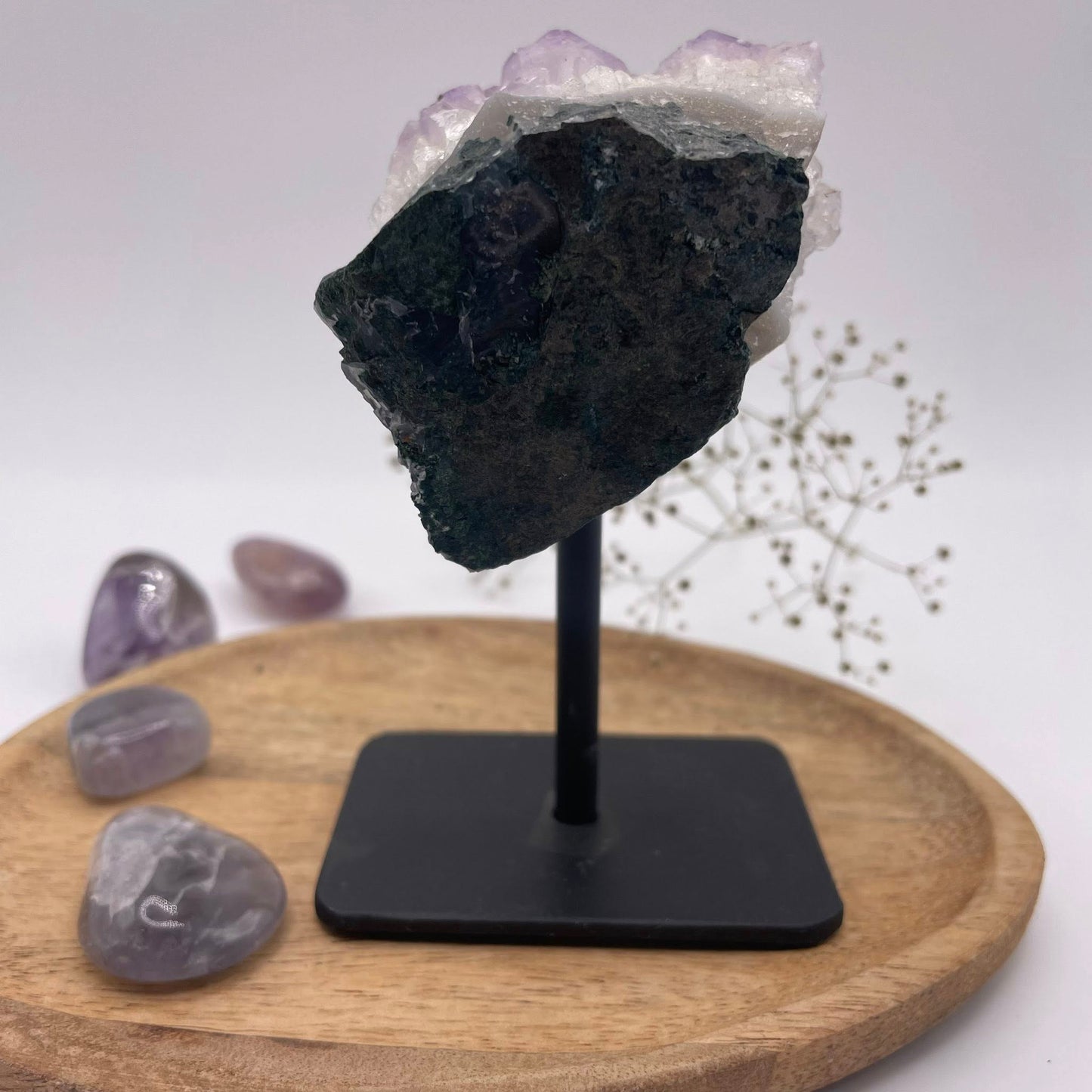 Amethyst auf Metallständer Nr. 5