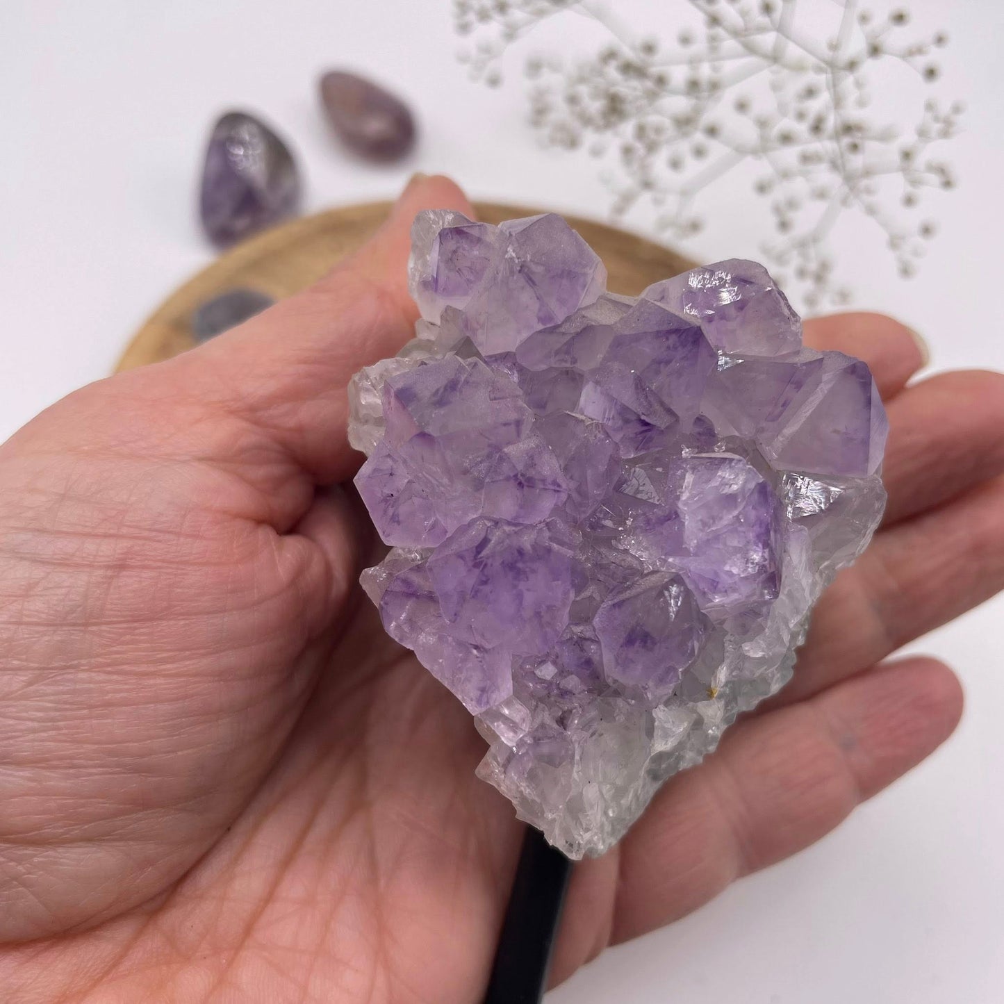 Amethyst auf Metallständer Nr. 5
