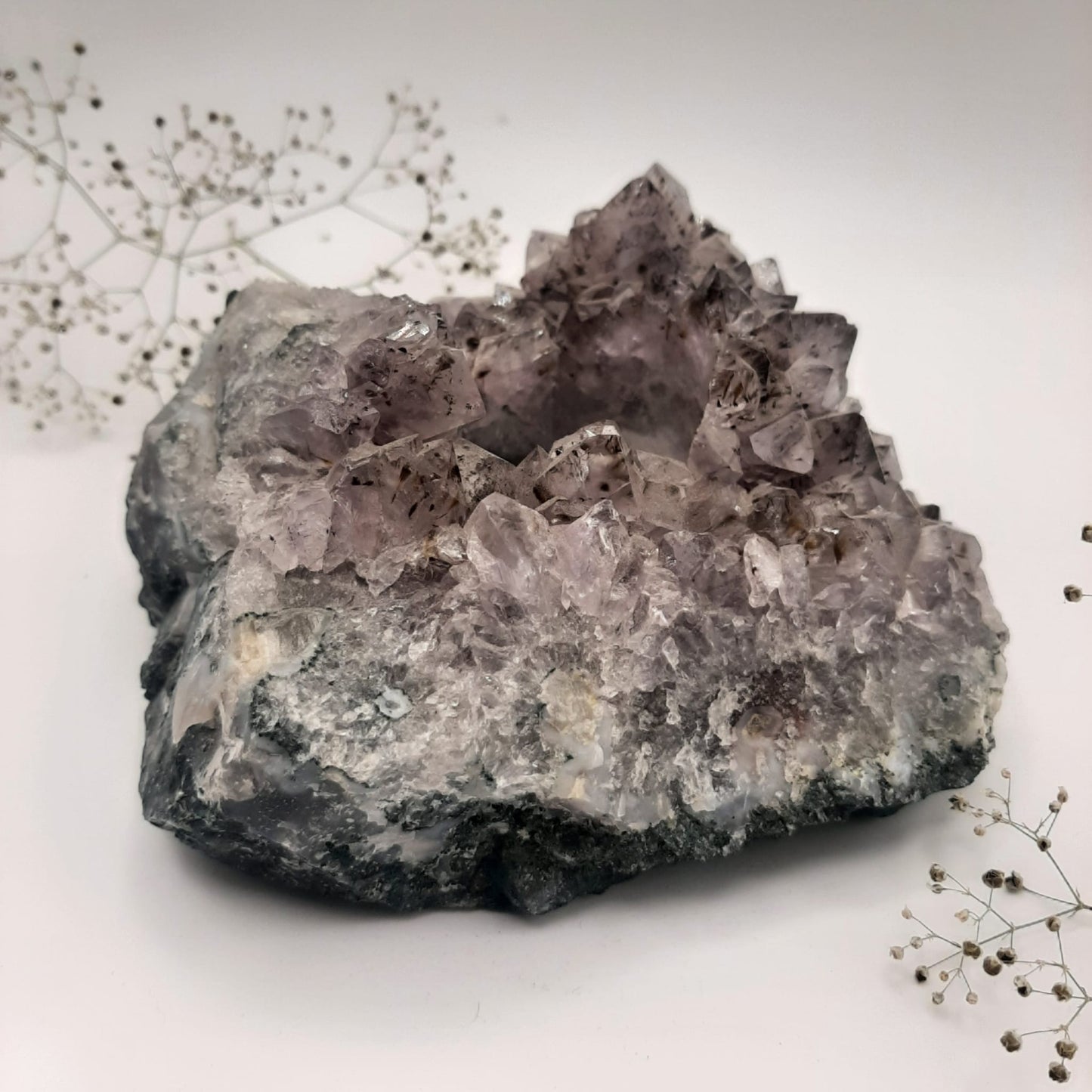 Amethyst-Teelichthalter Nr 5.