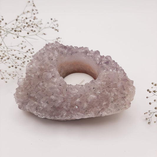 Amethyst-Teelichthalter Nr 10.